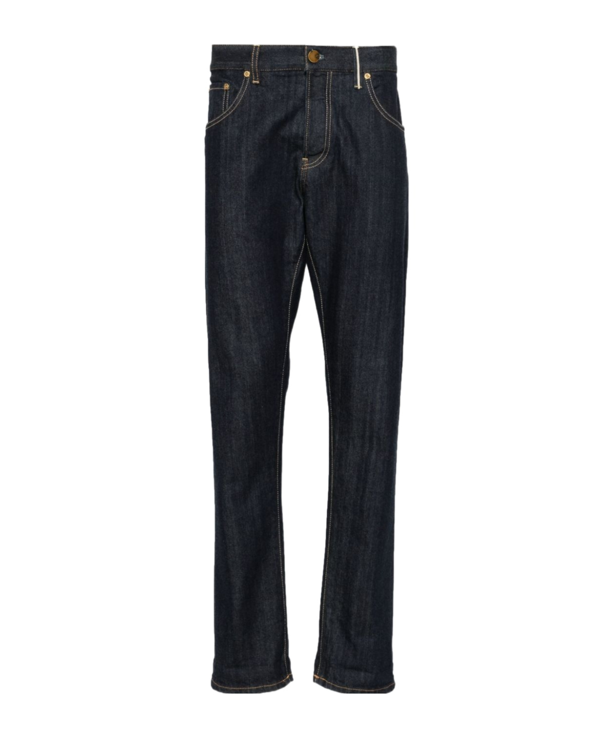 Pt Torino Turn-up Hem Straight-leg Jeans In Black
