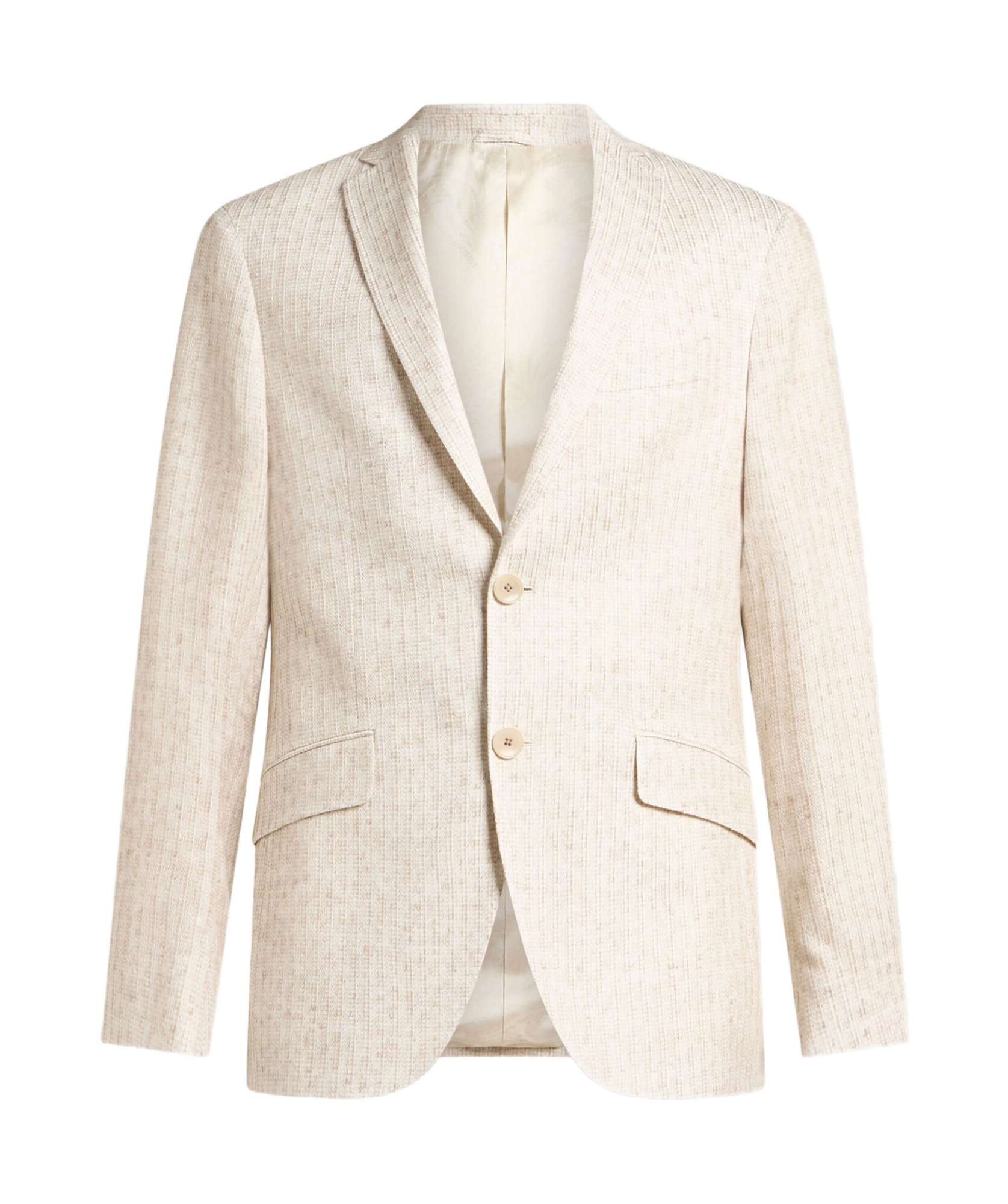 Etro Patterned Blazer With Pockets And Lapel In White