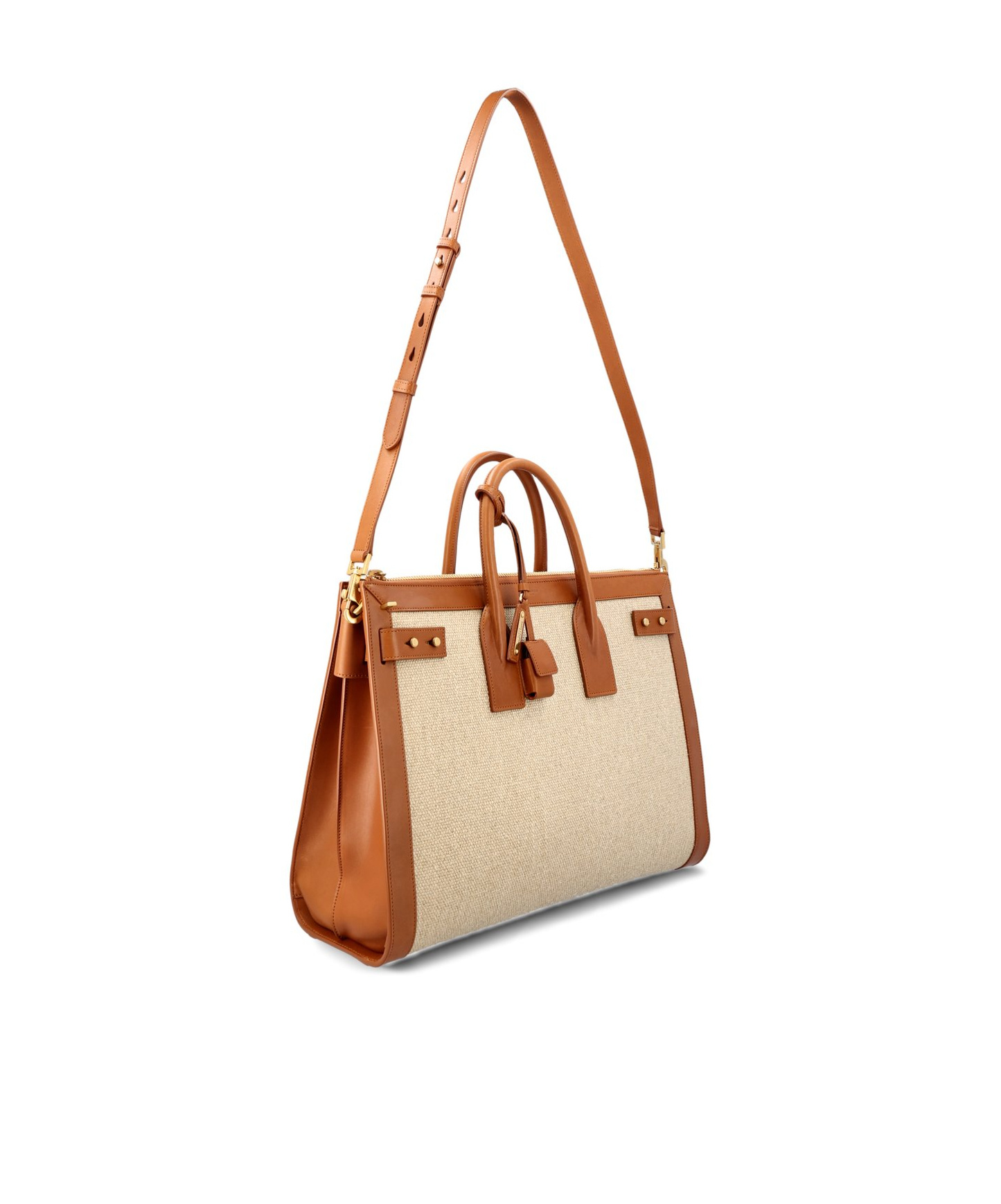 Saint Laurent Sac De Jour Large Tote Bag In Brown