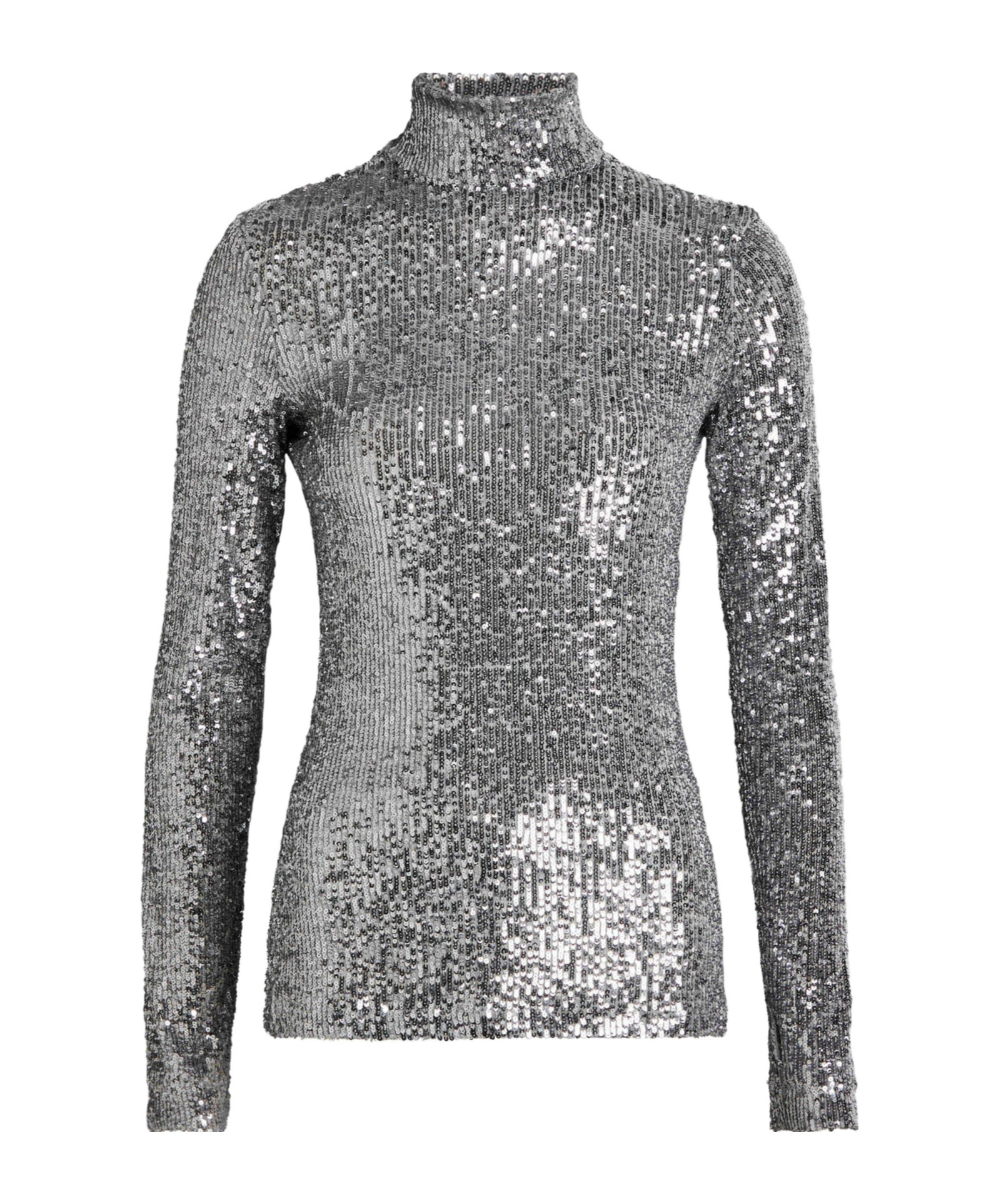 Rabanne Slim-fit Long-sleeve T-shirt In Gray