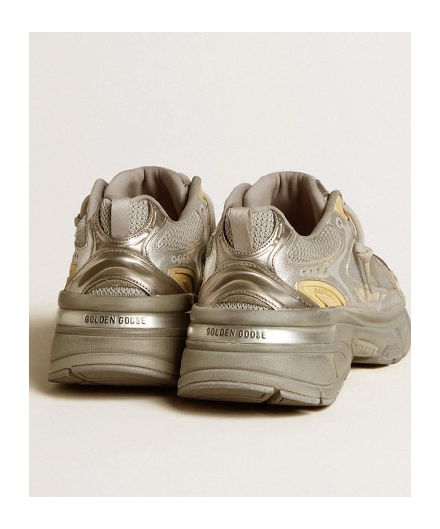 Golden Goose Starlight Chunky Rubber Sole Sneakers In Nude