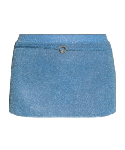 Oseree Glitter-detailing Mini Skirt