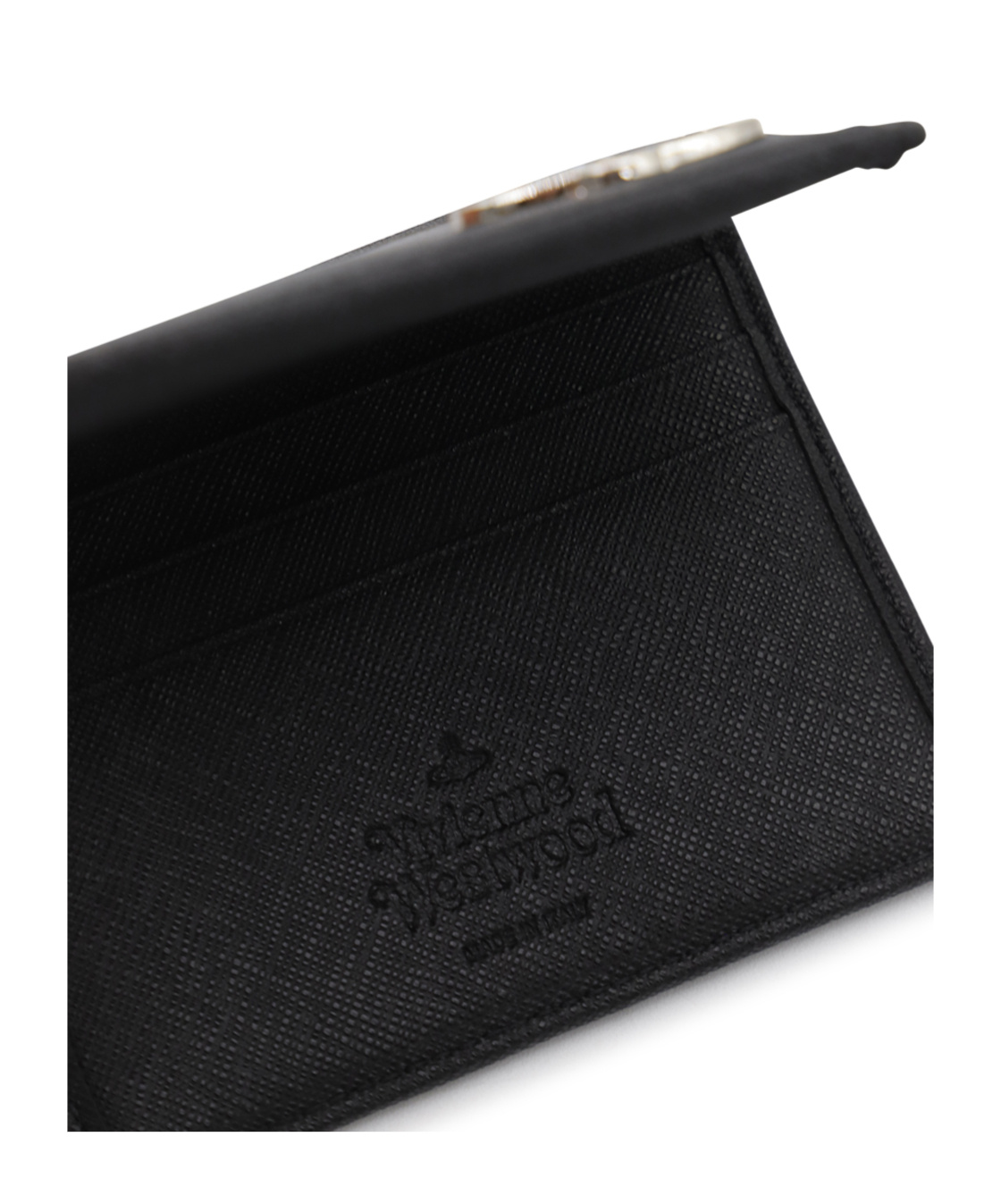 Vivienne Westwood Orb Plaque Bi-fold Card Holder In Green