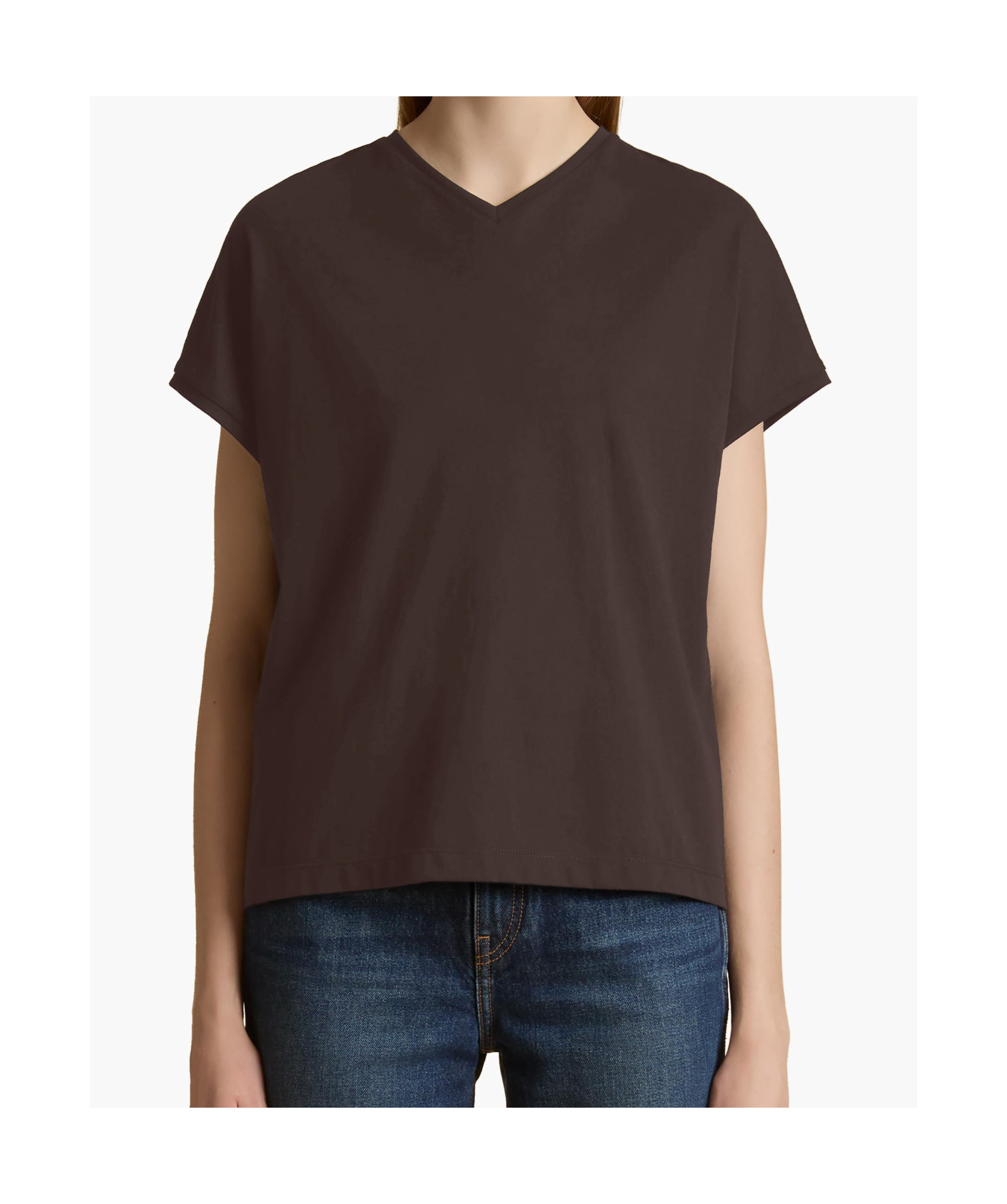 Khaite Devra Cotton-blend Jersey T-shirt In Black