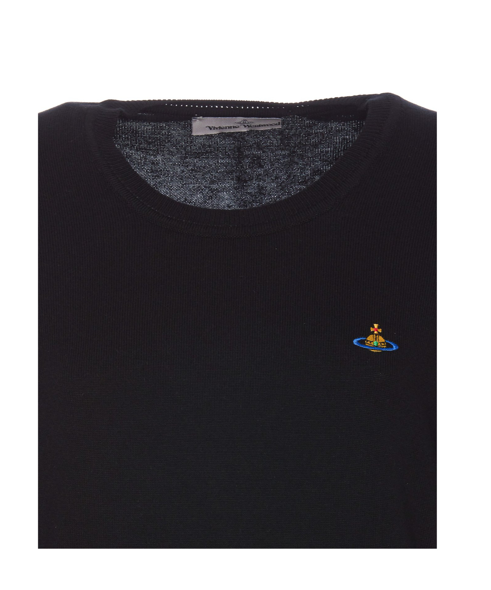 Vivienne Westwood Women Cotton And Cashmere Blend Jumper In Black