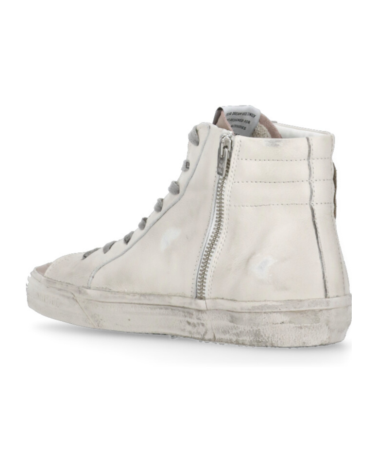Golden Goose Deluxe Brand Slide Classic High-top Sneakers In White