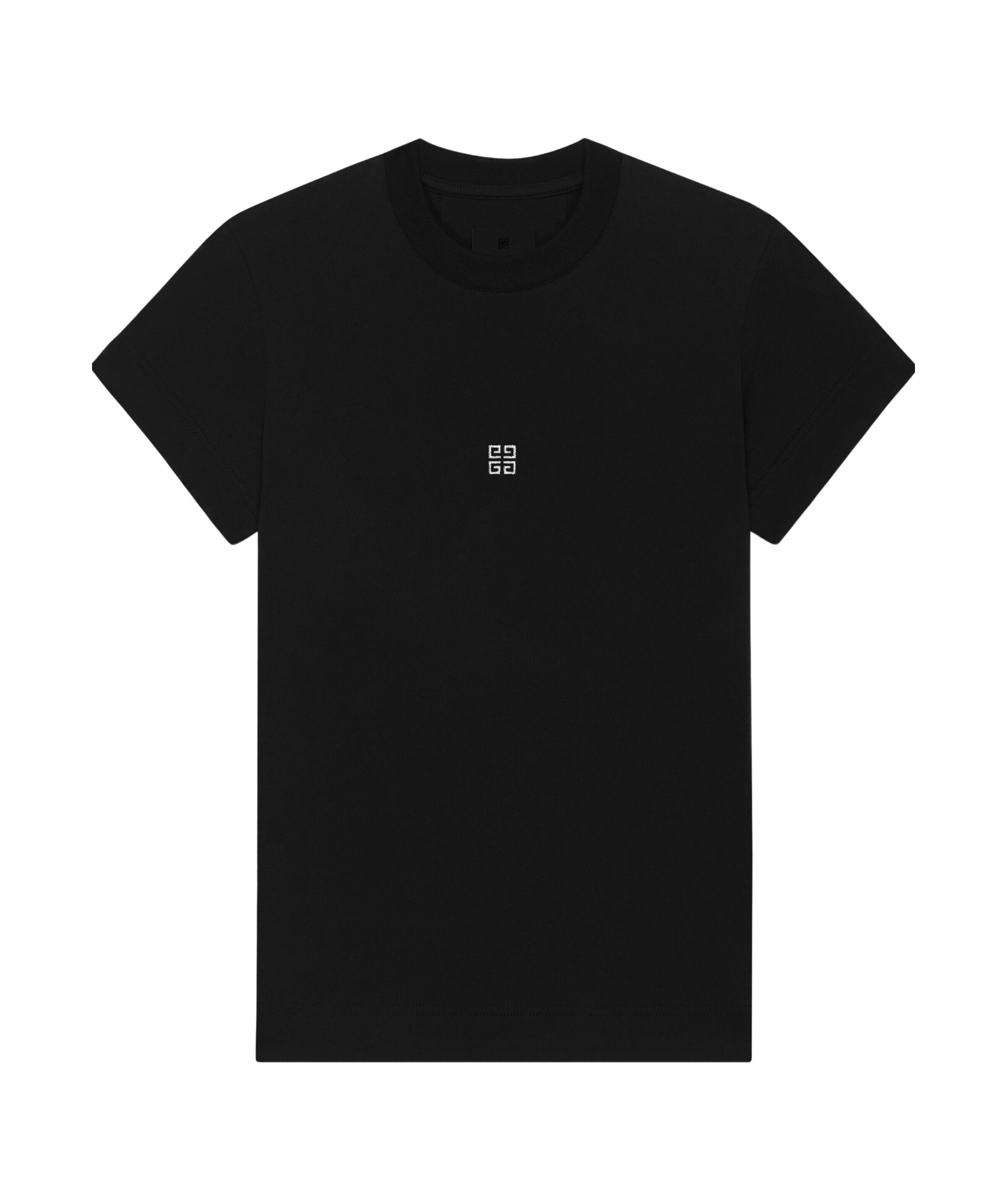 Givenchy 4g Logo Crewneck T-shirt In Black