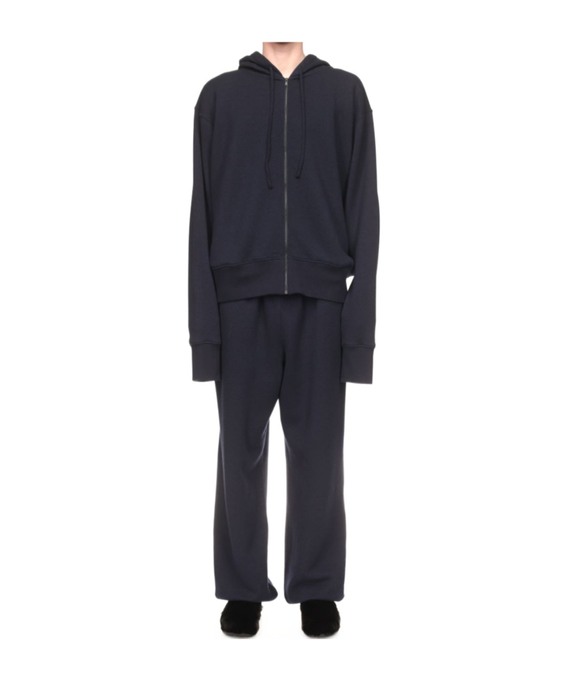 The Row Zipper Sweatshirt In Black