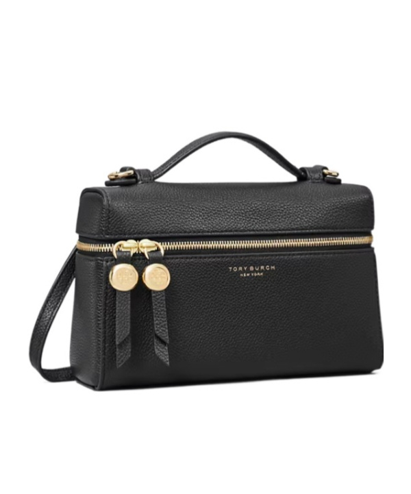 Tory Burch Mini Bags With Top Handle And Crossbody Strap In Black