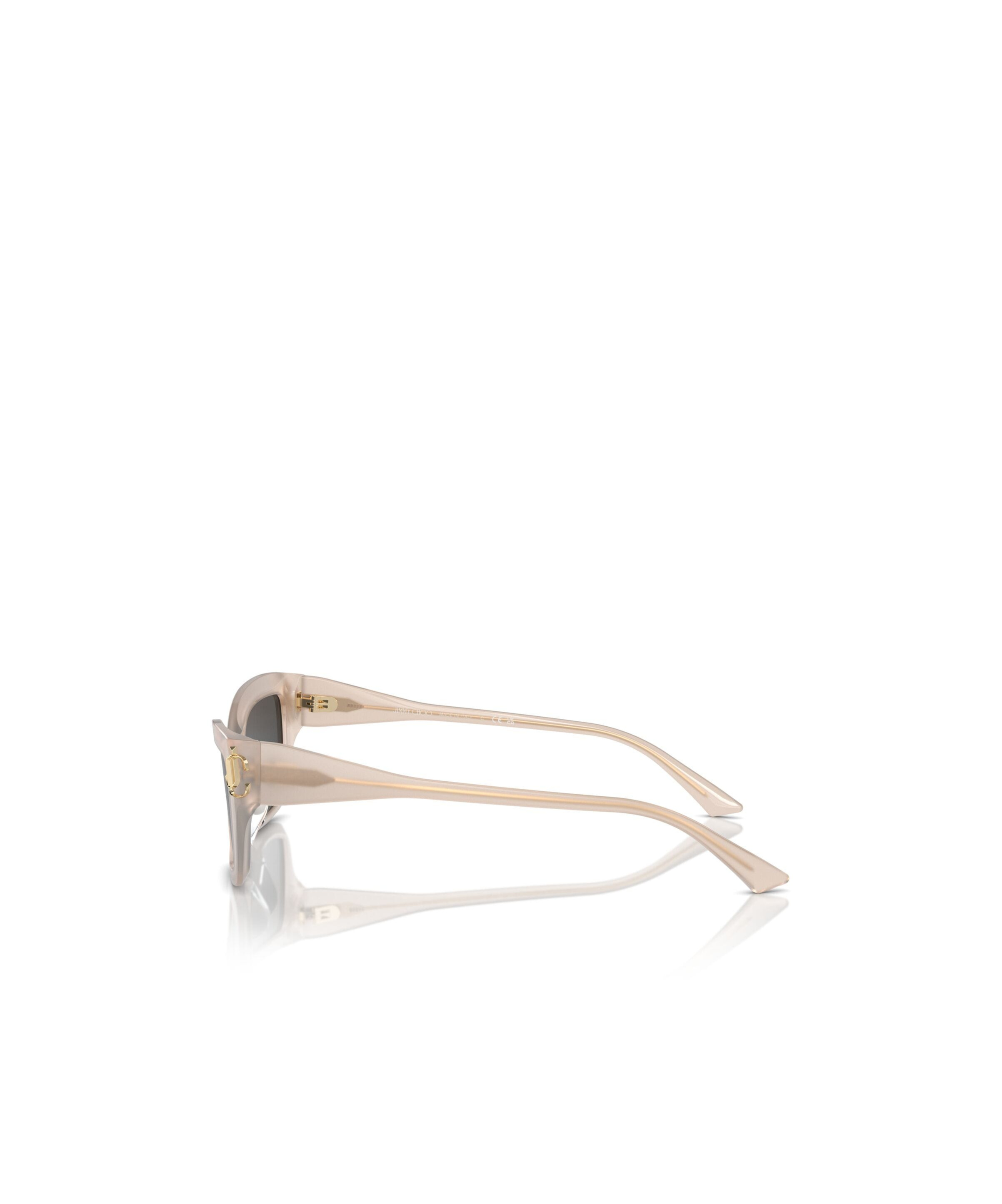 Jimmy Choo Eyewear Rectangle Frame Sunglasses In Black