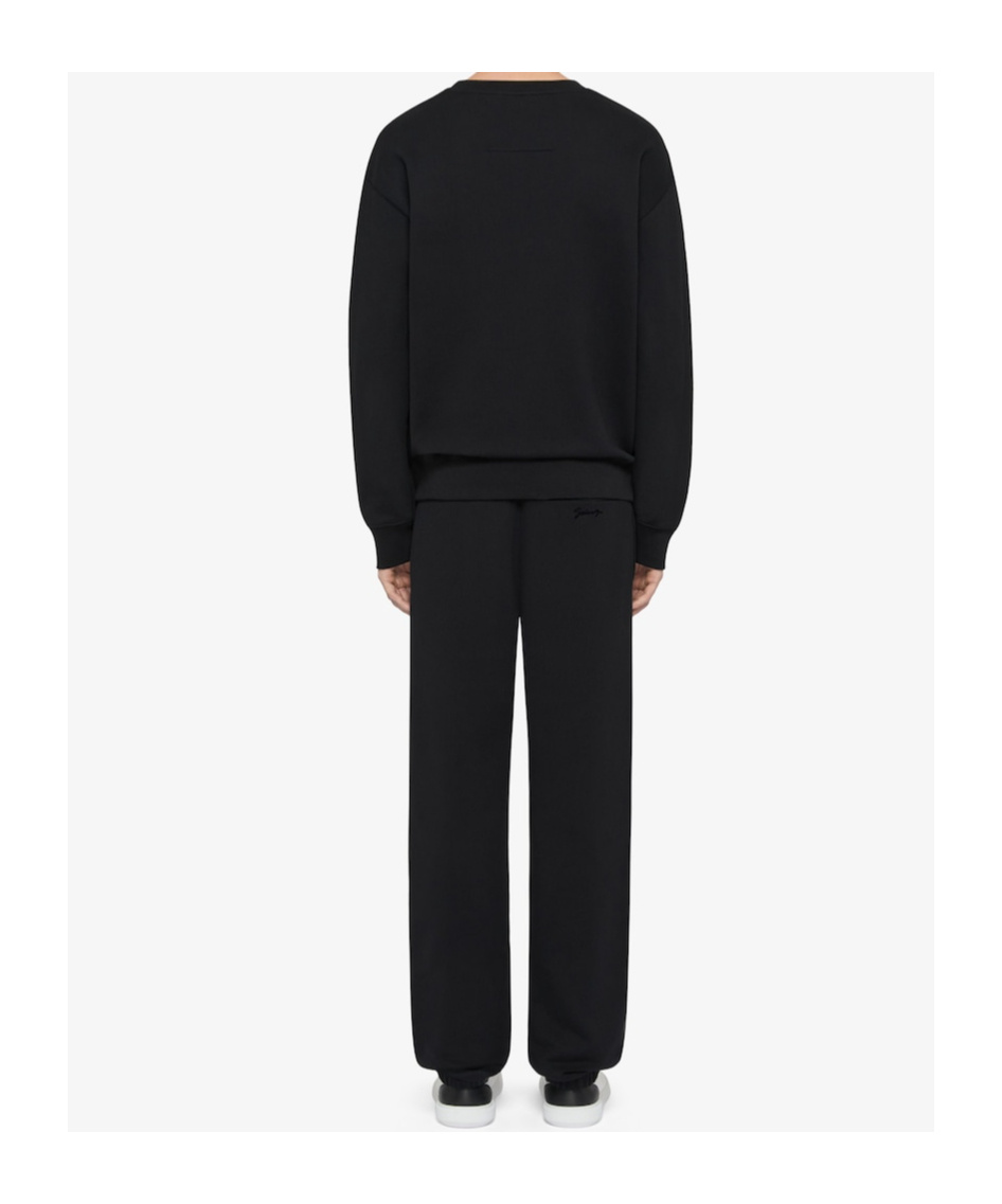 Givenchy Black Cotton Patches Sweatshirt In Black