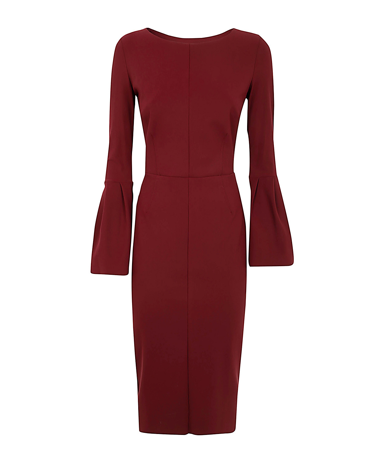Chiara Boni La Petite Robe Long-sleeved Dress In Red