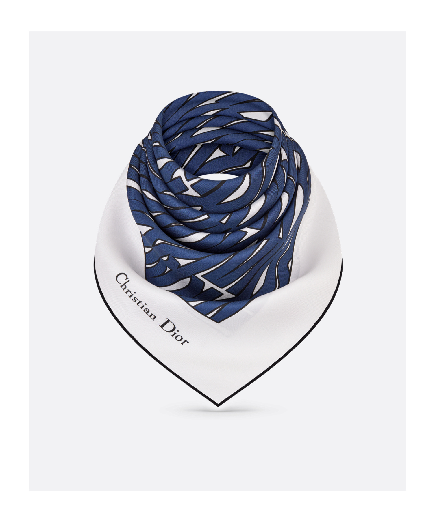 Dior Logo Square In Blue