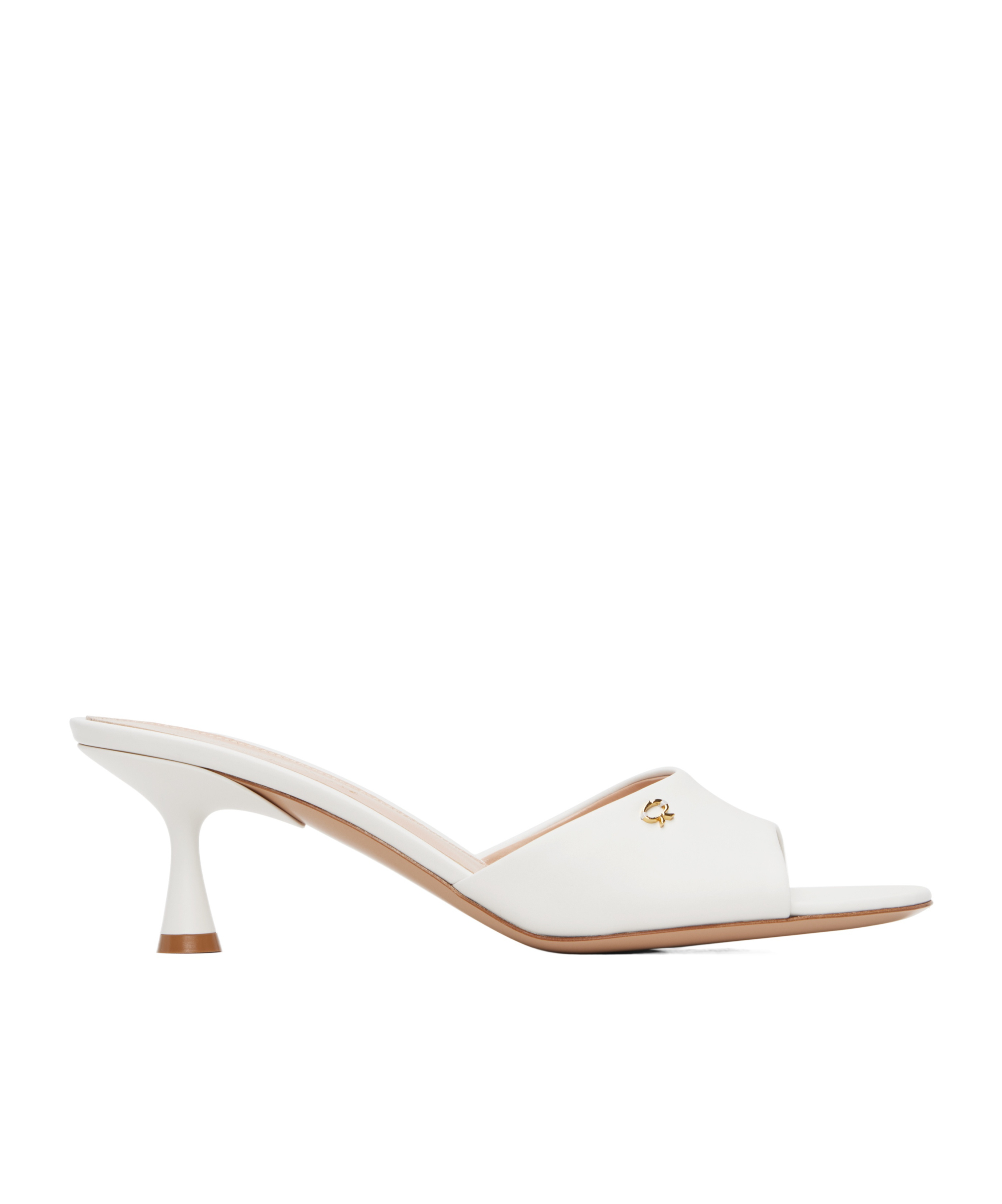 Gianvito Rossi Ascent 55 High-heeled Sandals In White