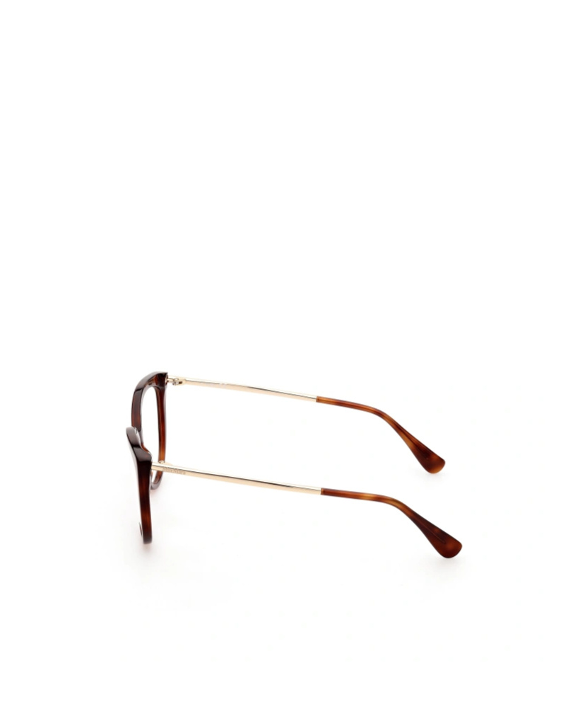 Max Mara Round-frame Optical Glasses In Brown