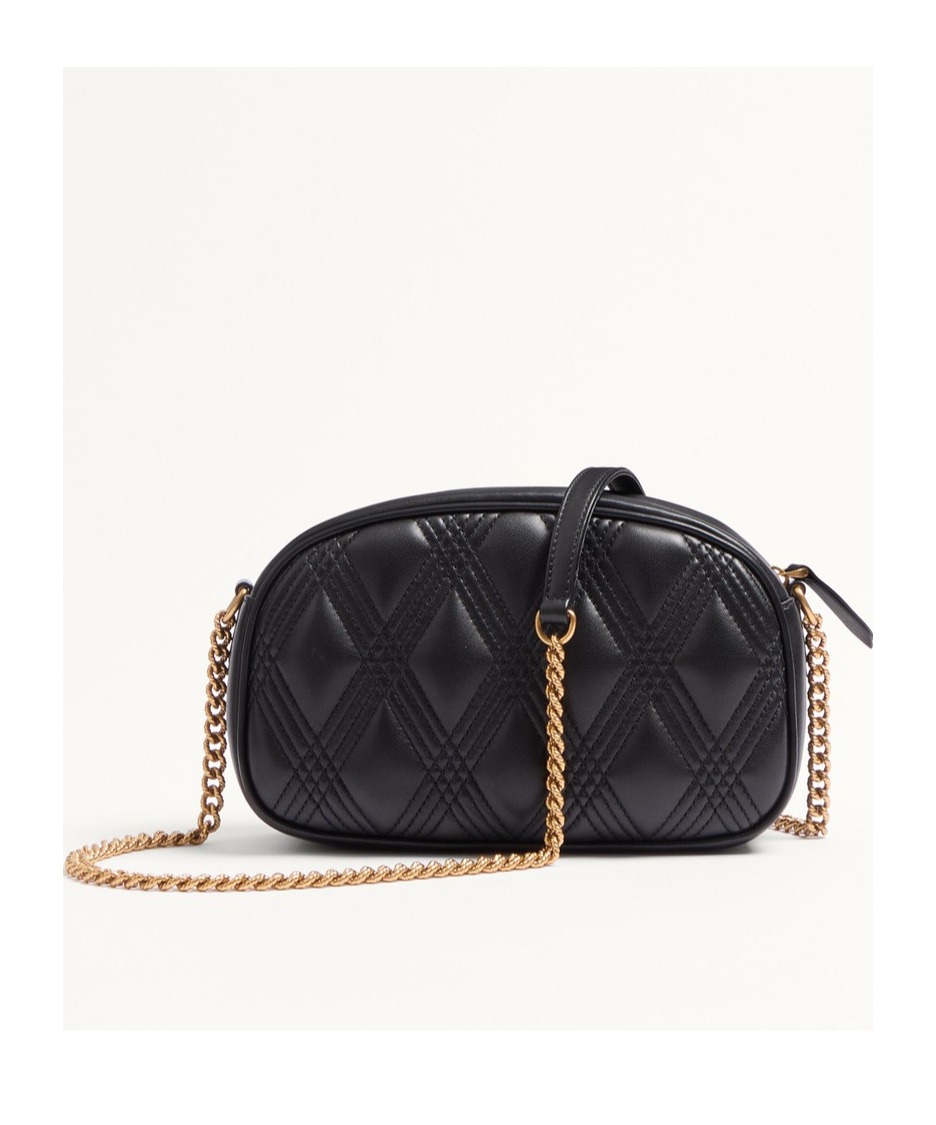 Valentino Quilted Shoulder Bag In Black