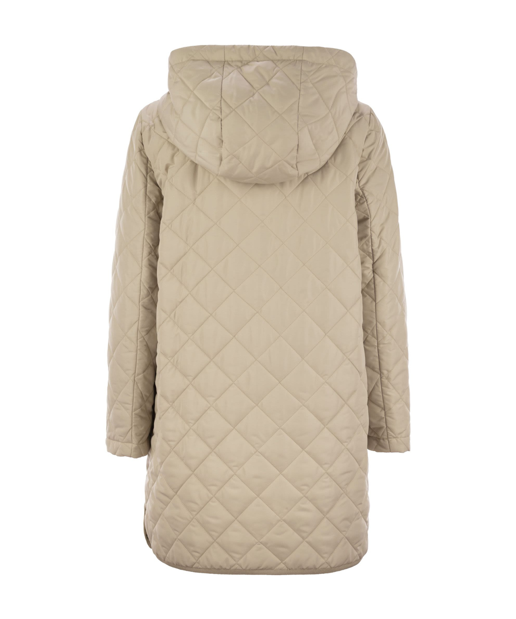 Weekend Max Mara Hooded Cotton Suit In Nude