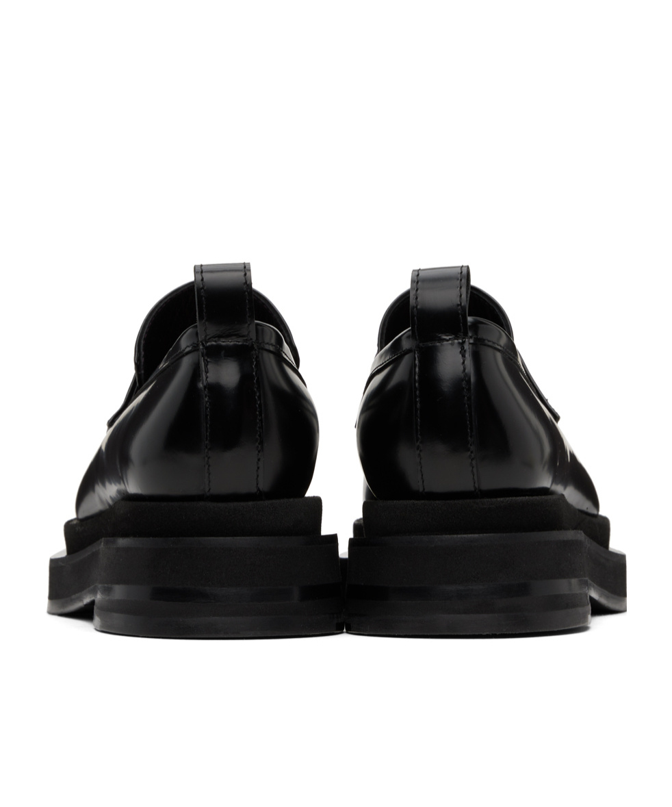 Simone Rocha Artificial Pearl Decorated Loafers In Black