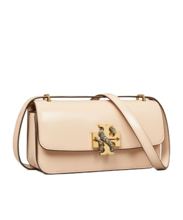 Tory Burch Eleanor Shoulder Bag In Nude