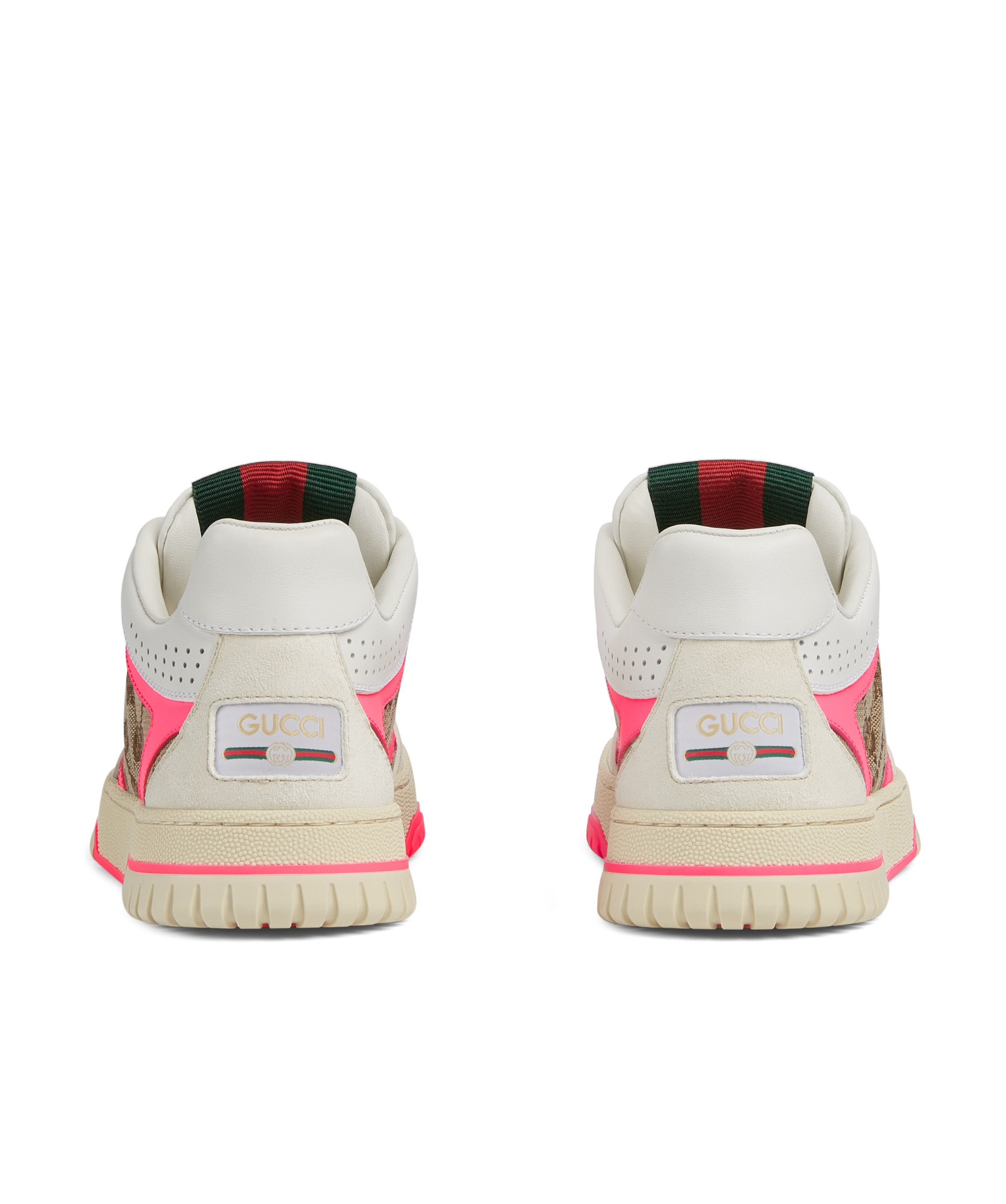 Gucci Re-web Panelled Sneakers In Multicolor
