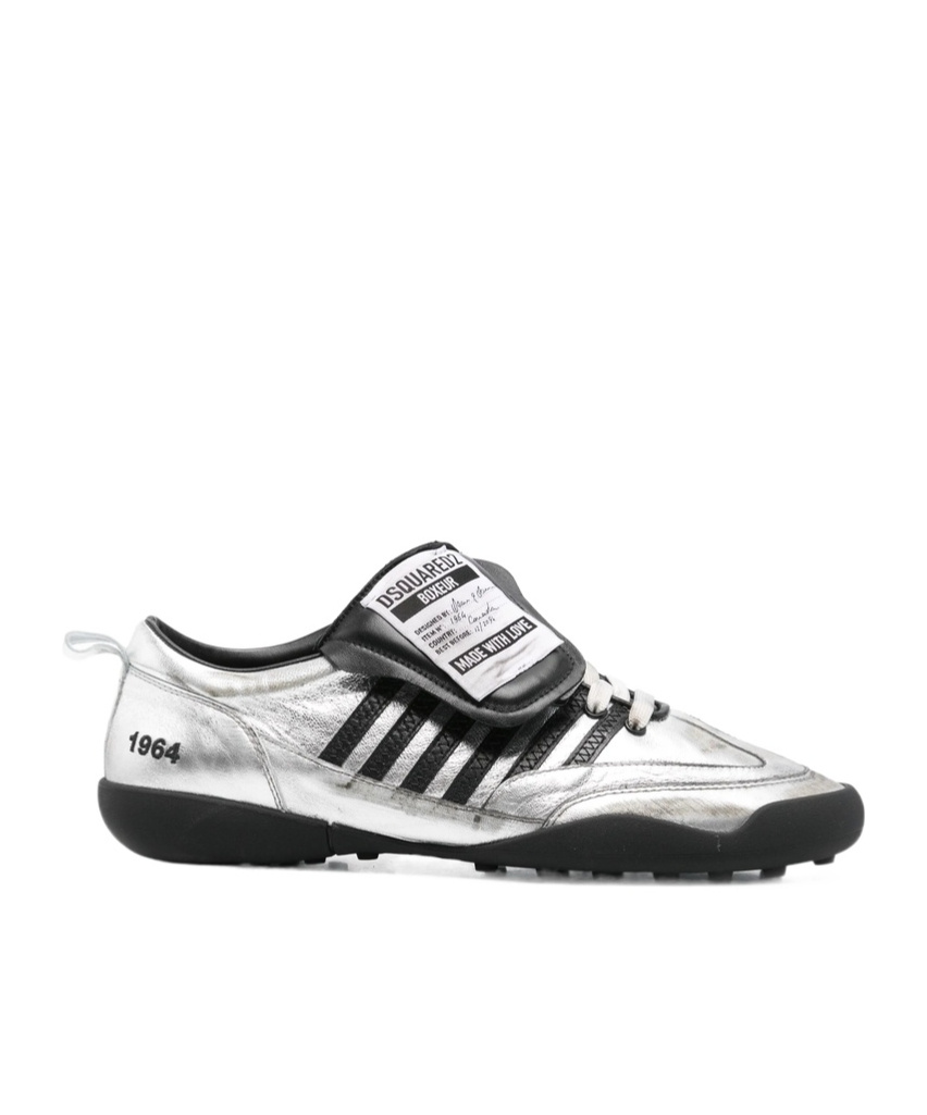 Dsquared2 Boxer Soccer Sneakers In Black
