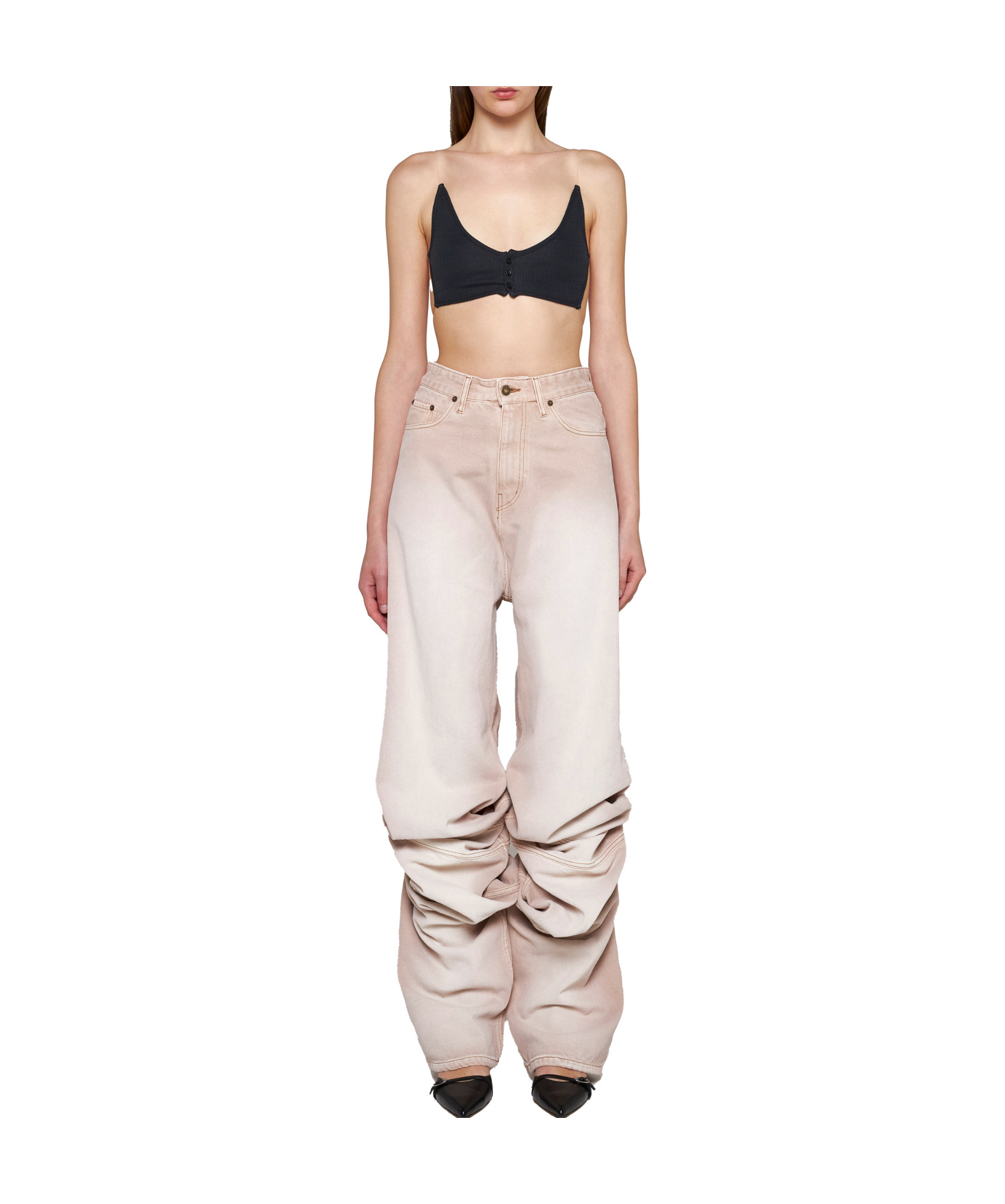 Y/project Jeans In Pink