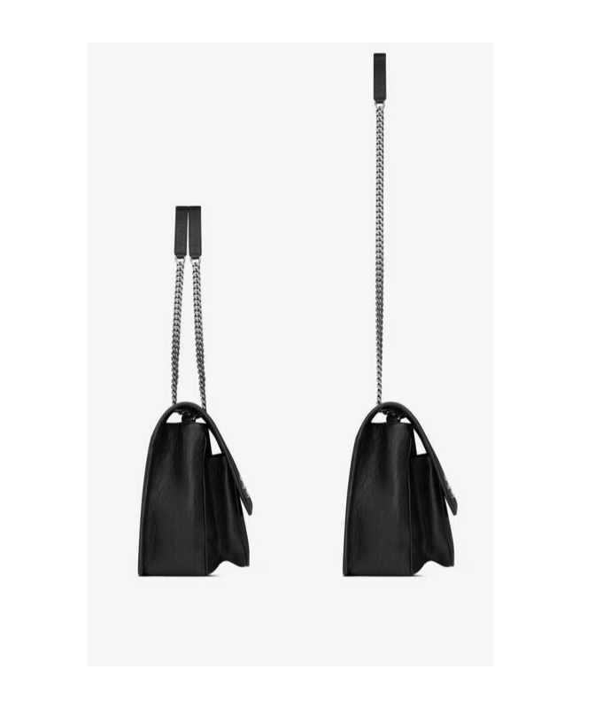 Saint Laurent Large Niki Shoulder Bag In Black