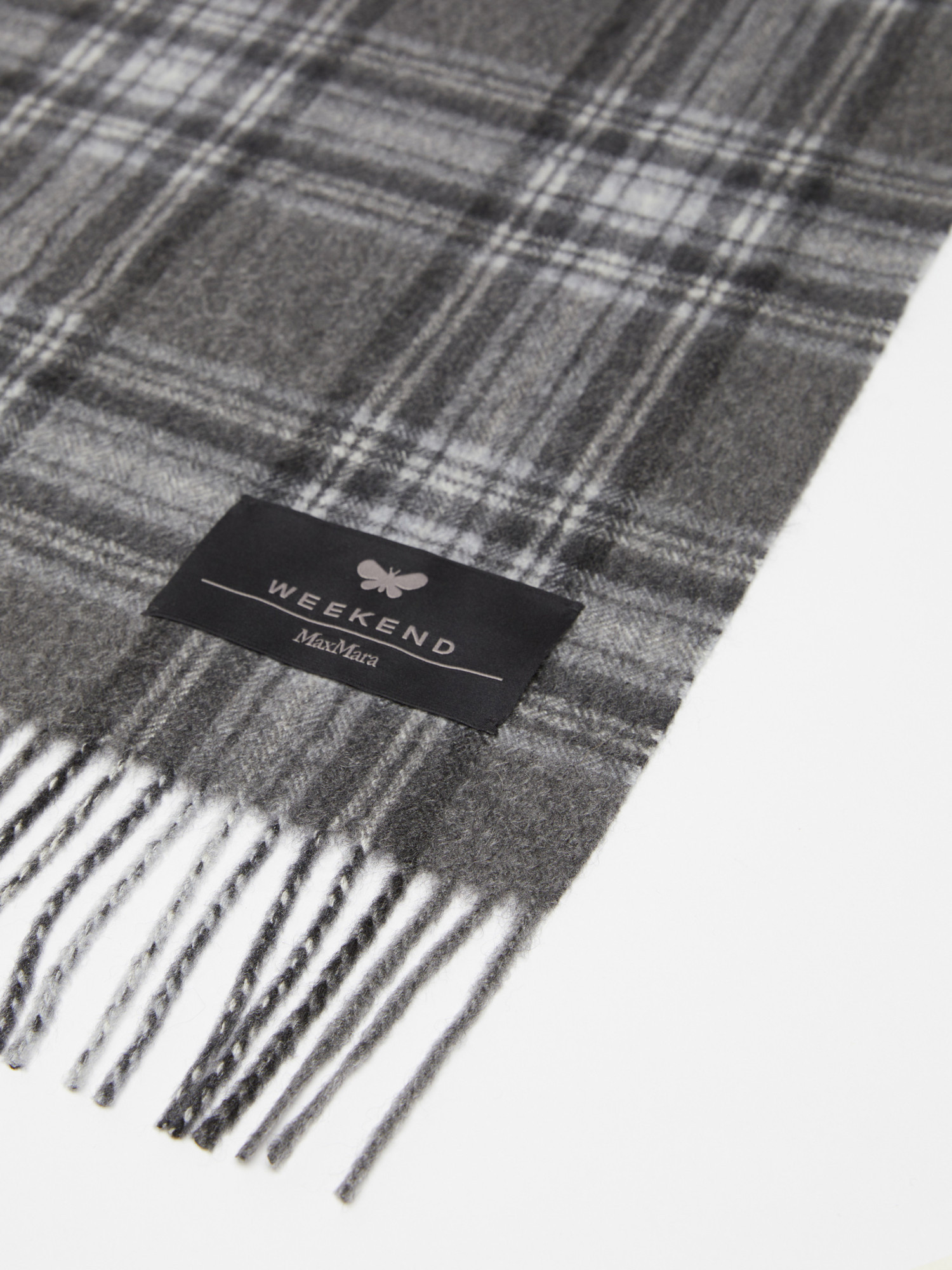 Weekend Max Mara Plaid Cashmere Scarf