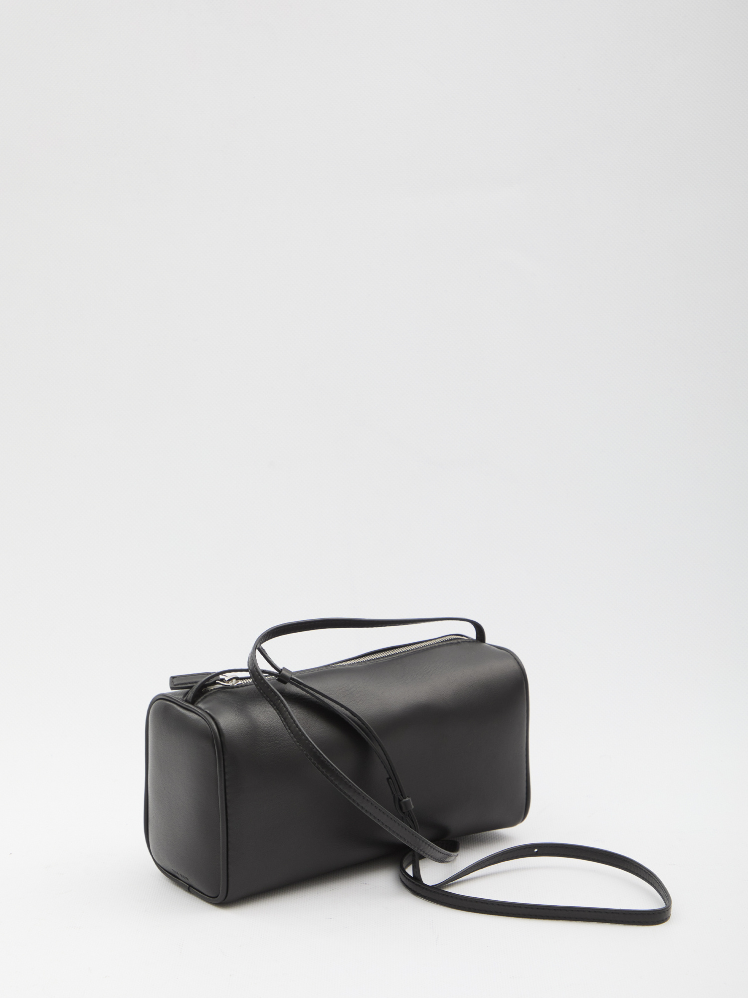 The Row Nineties Crossbody Bag Smooth Nappa Leather In Black