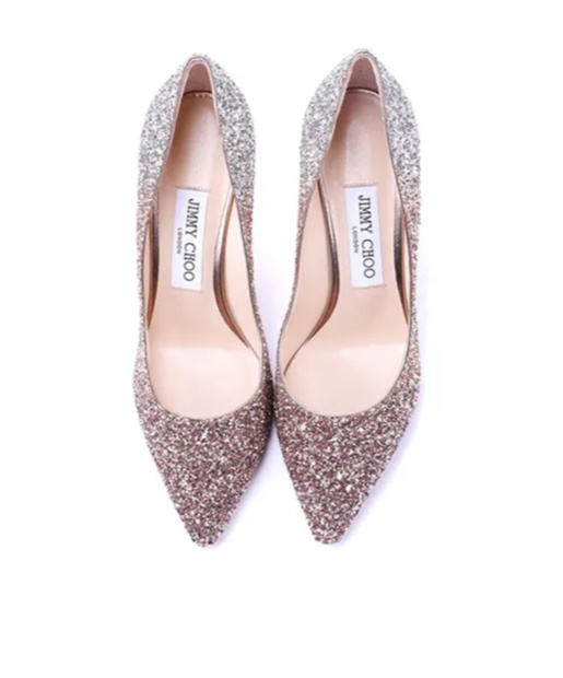 Jimmy Choo Pointed High Heels In Gray