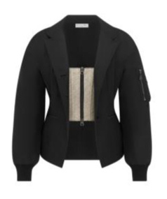 Dior Fitted Jacket In Faille In Multi