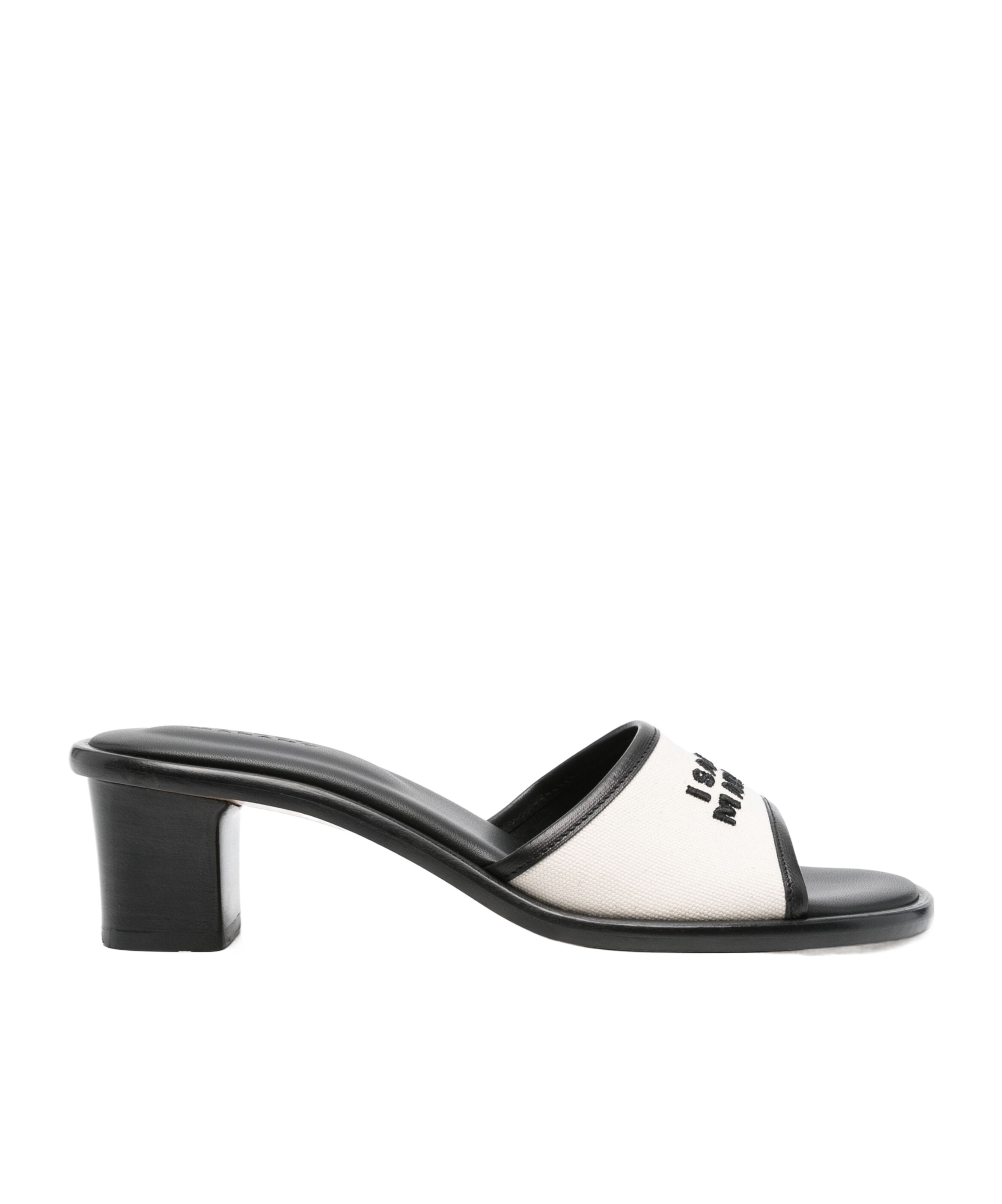 Isabel Marant 60mm Logo-embroidered Mules In Black