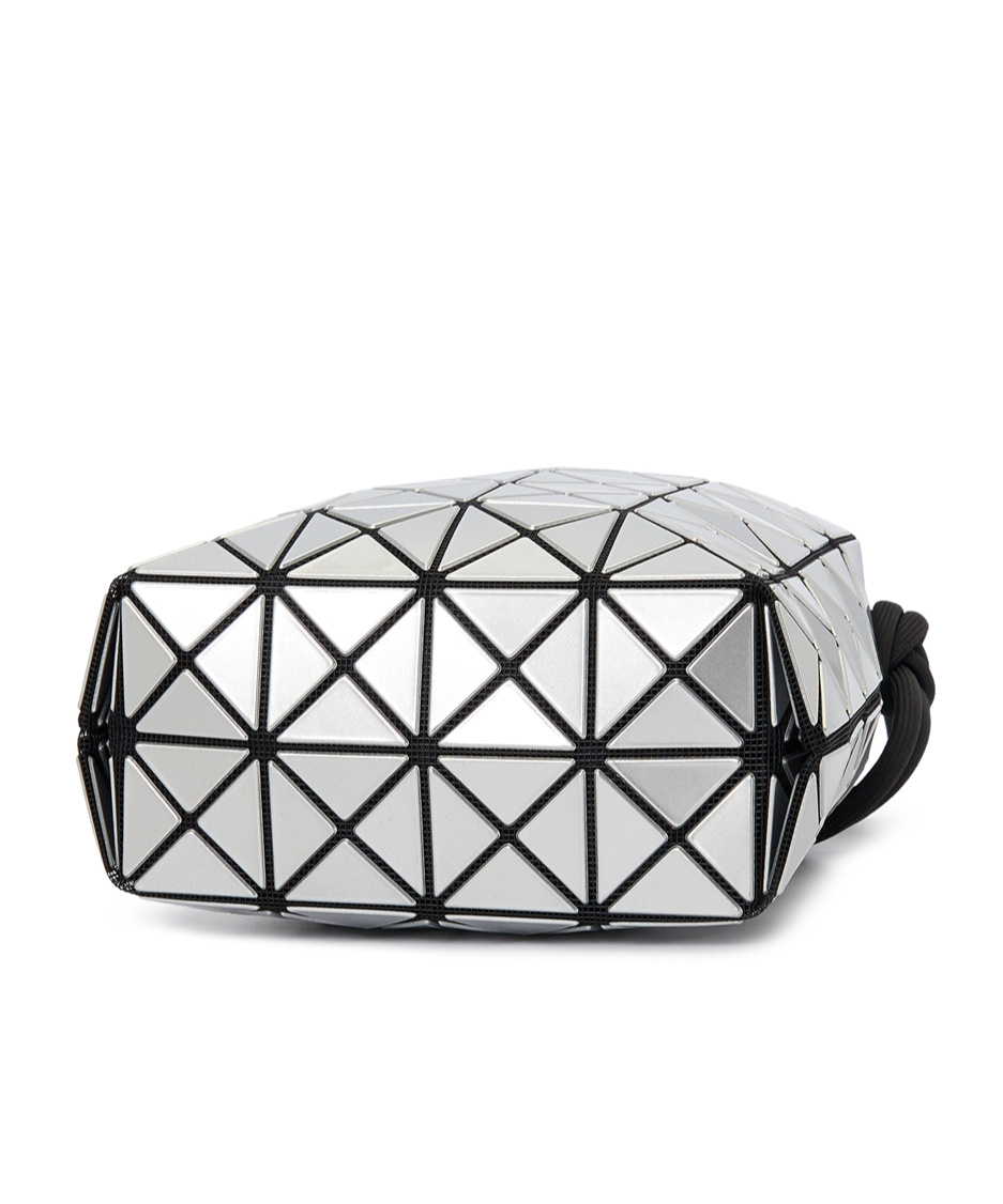 Shop Bao Bao Issey Miyake Wring Geometric Pattern Shoulder Bag In Gray