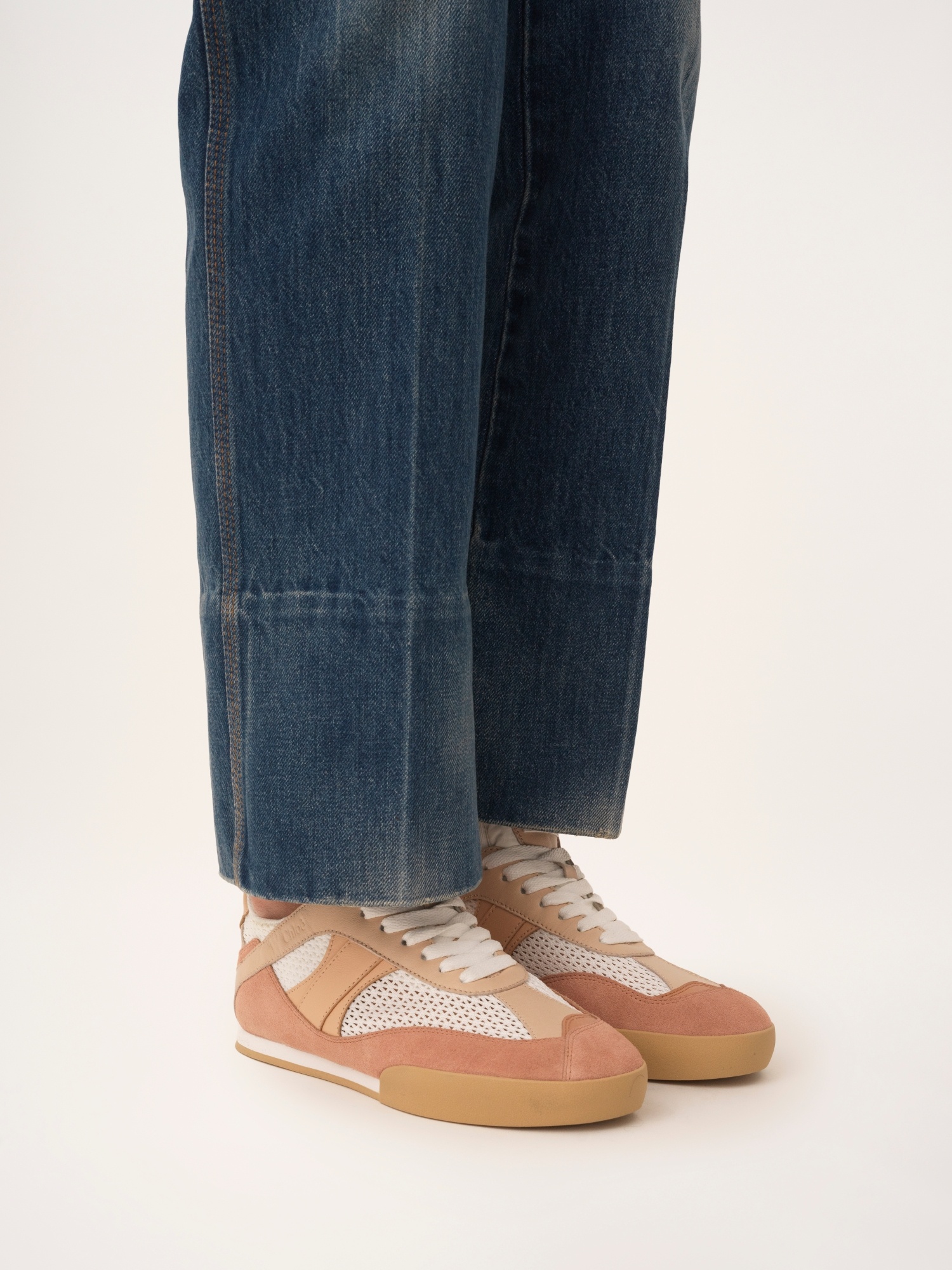 Chloé Chloe Kick Leather Sneaker In Multi