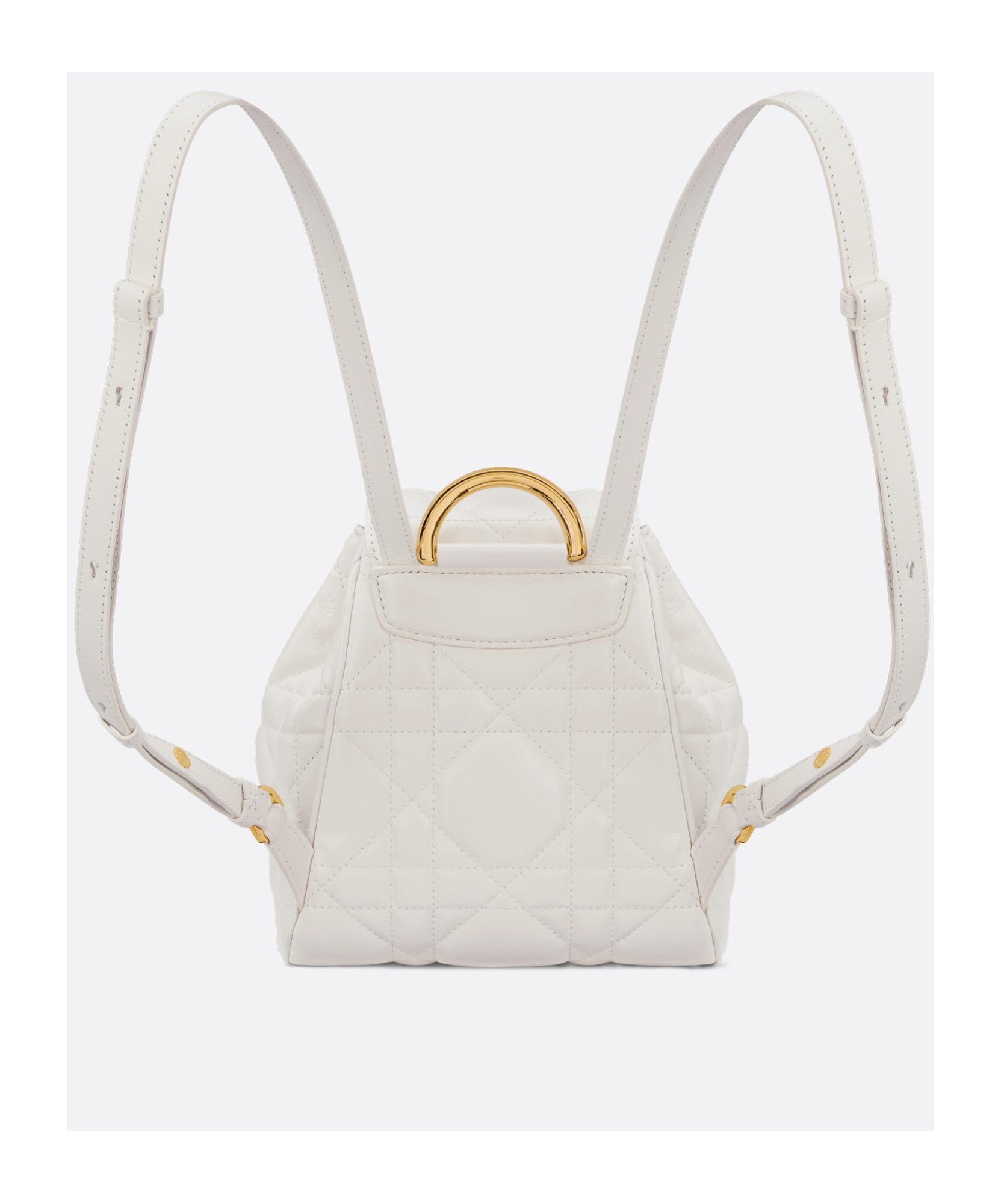 Dior Logo Backpack In White