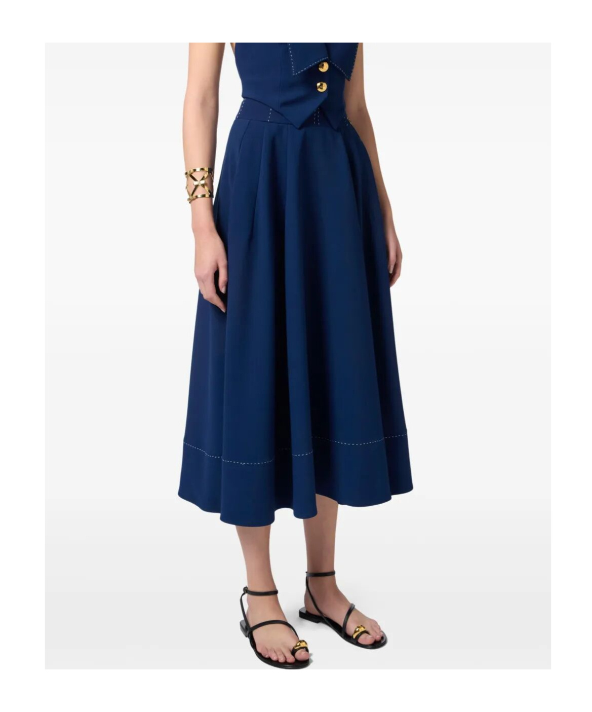 Elisabetta Franchi Skirt In Blue
