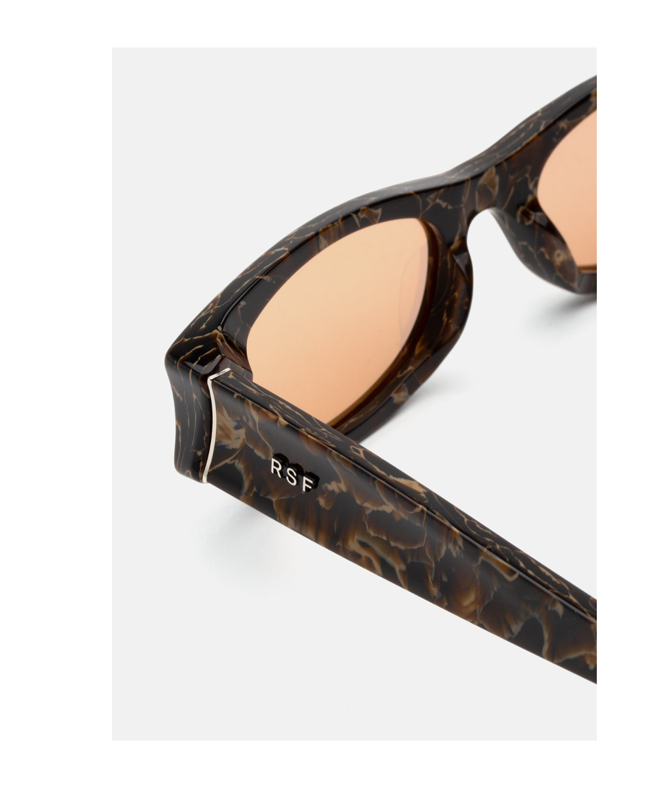 Retrosuperfuture Geometric Sunglasses In Brown