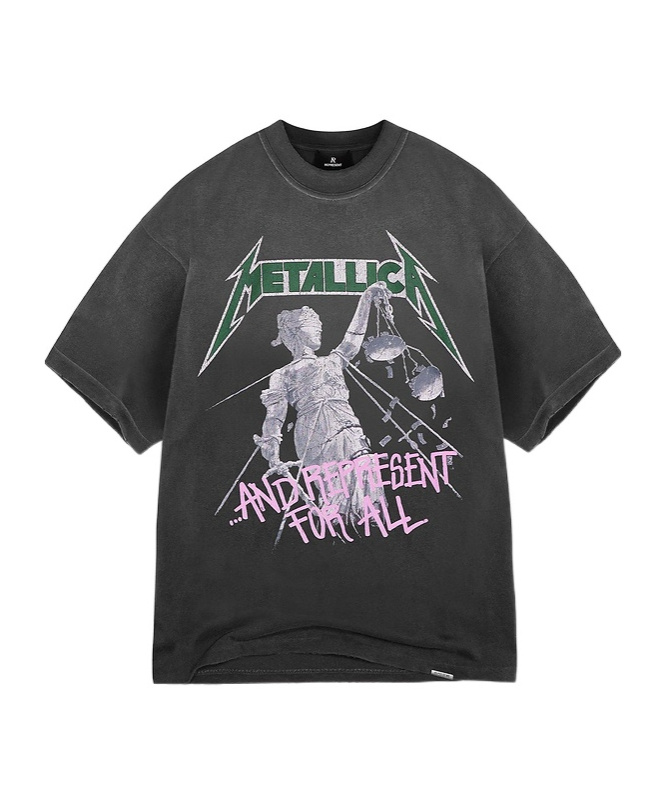 Represent Men's Metallica Justice Graphic T-shirt In Black