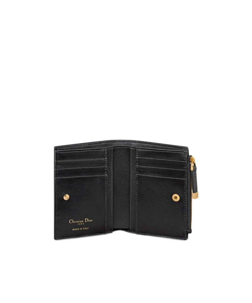 Dior Dahlia Miss Wallet In Black | ModeSens