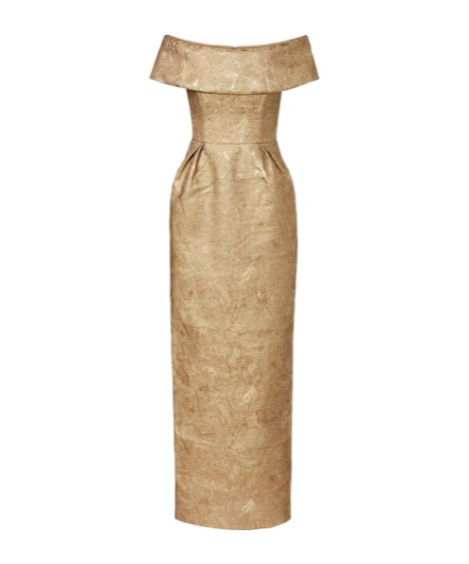 Rebecca Vallance Bridal Solana Gown In Brown