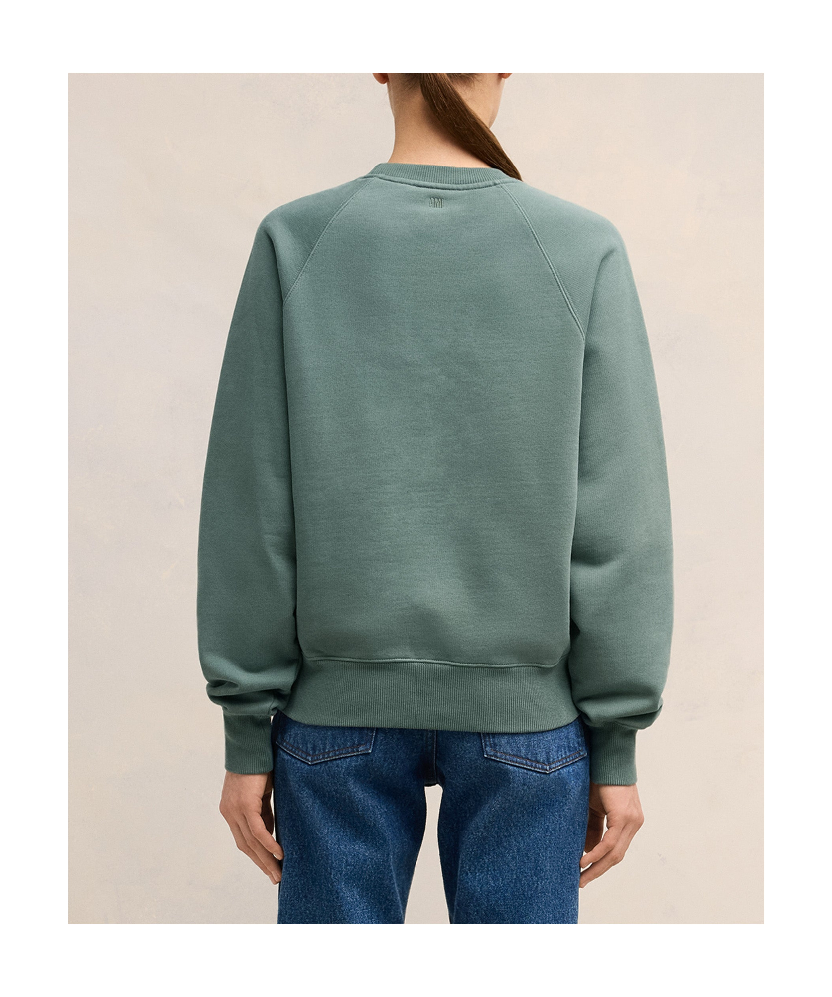 Ami Alexandre Mattiussi Adc Sweatshirt In Green