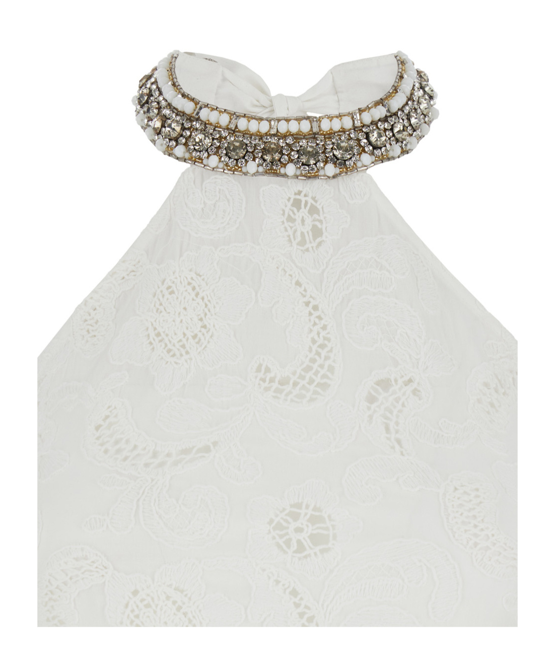 Shop Anjuna Sleeveless Dress In White
