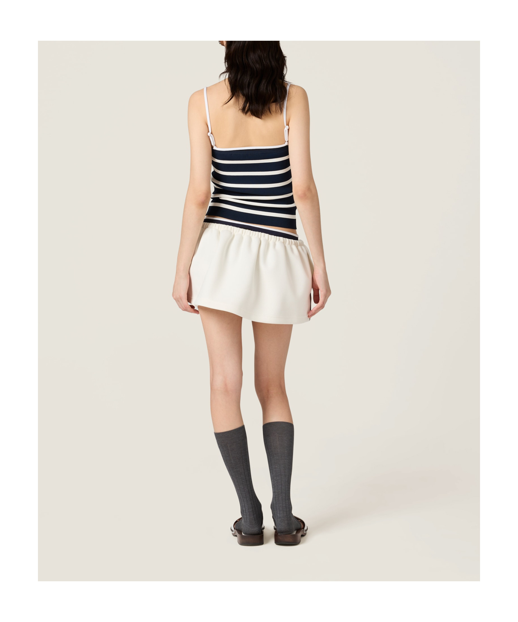 Miu Miu Striped Knit Tube Top