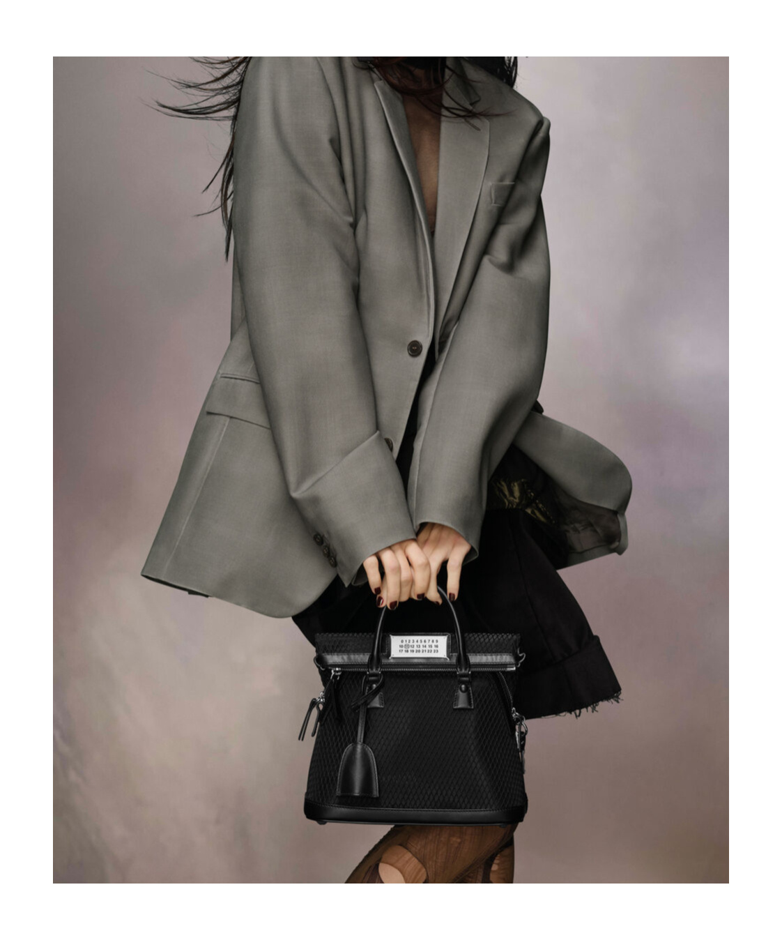 Maison Margiela Mini 5ac Classique Tote Bag In Black