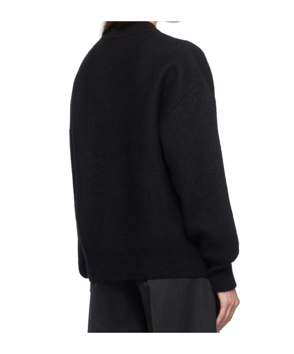 Simone Rocha Embellished Crystal Sweater In Black