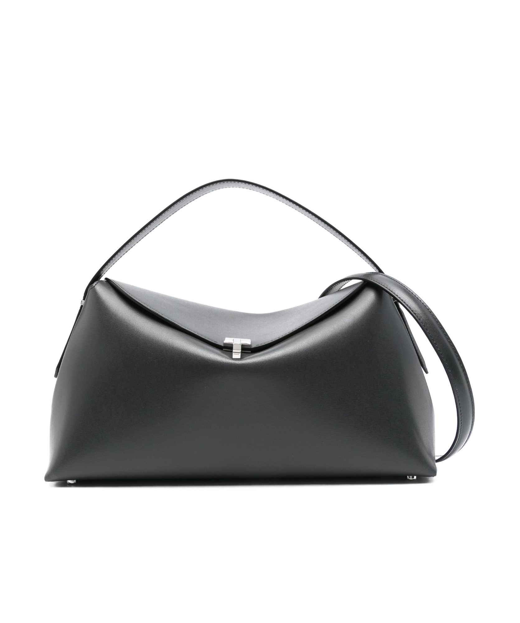 Totême T-lock Top Handle Shoulder Bag In Black