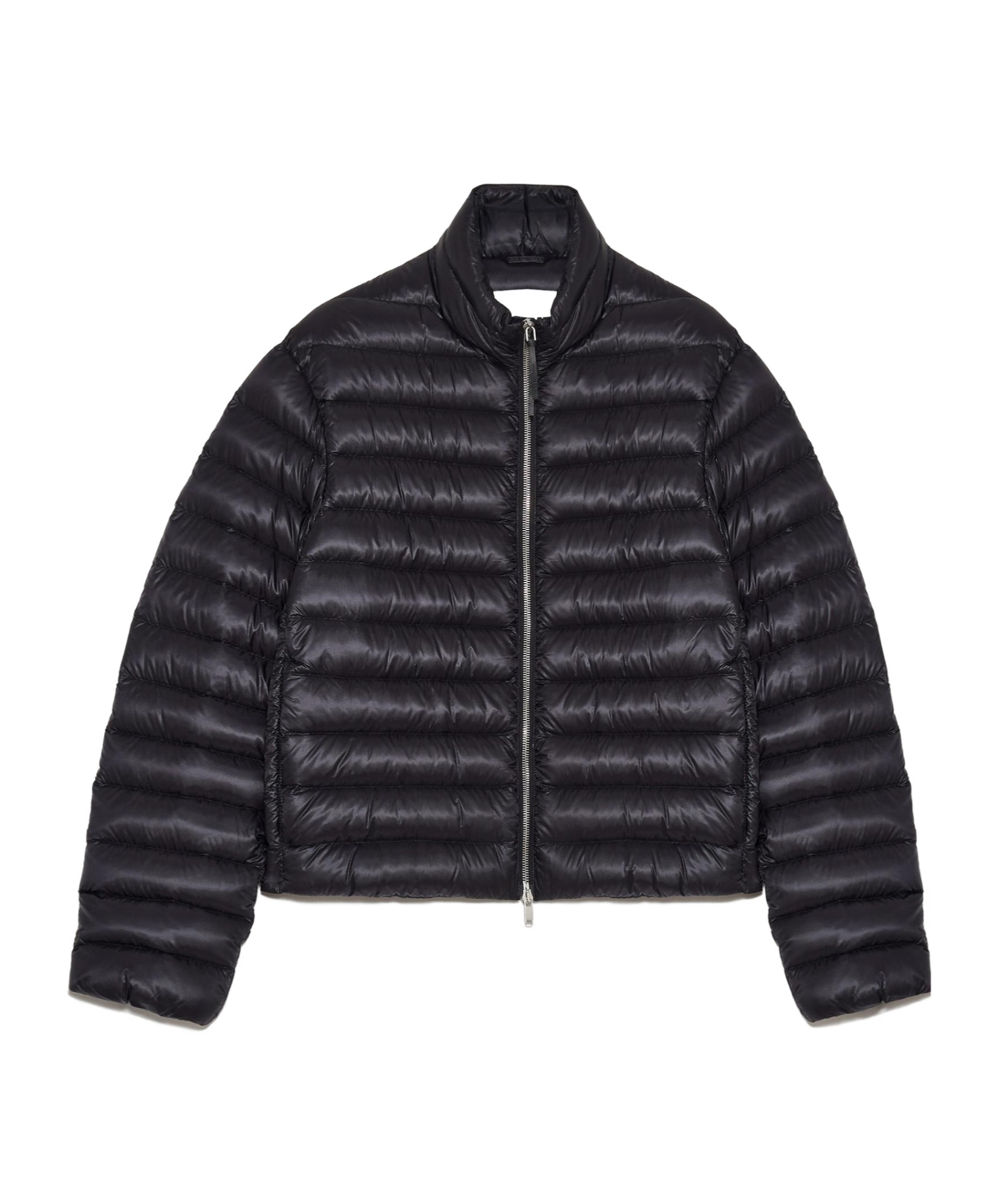 Jil Sander Zipper Down Jacket In Black