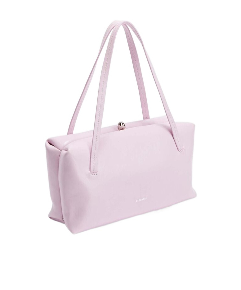 Jil Sander Purple Goji Pillow Shoulder Bag In Faded Lilac