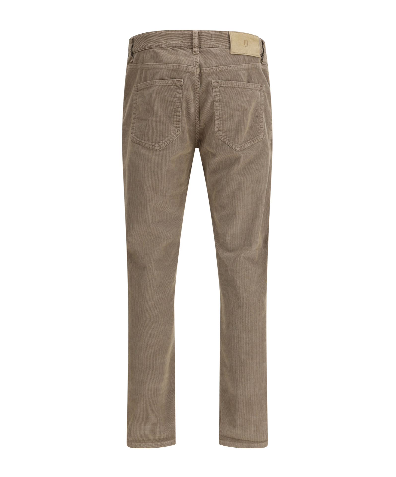 Pt Torino Corduroy Five-pocket Trousers In Brown
