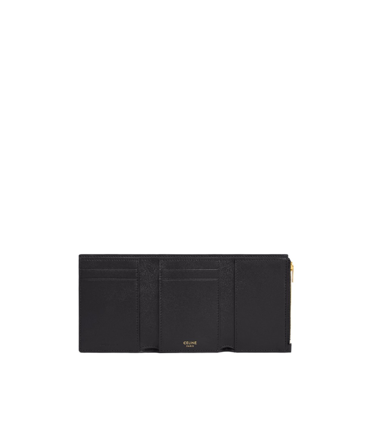 Celine Snap Wallet In Black